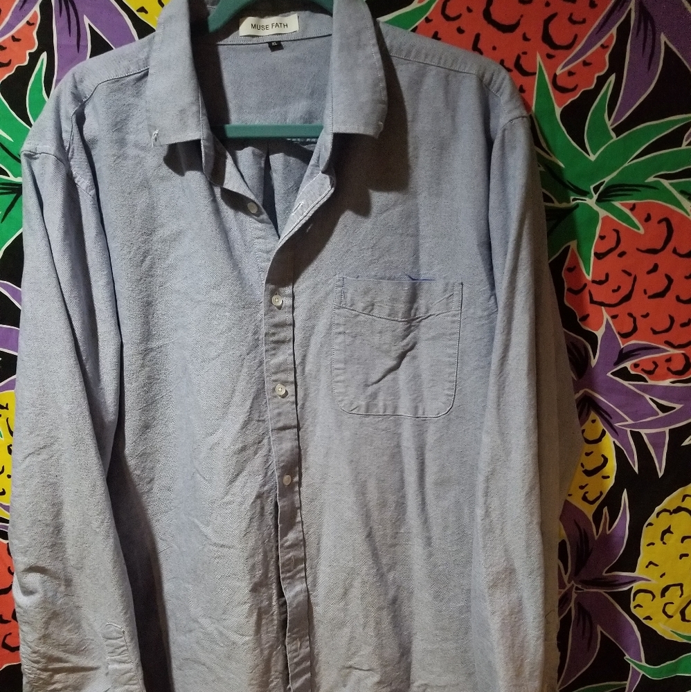Muse Fath Cotton Oxford button down Size XL